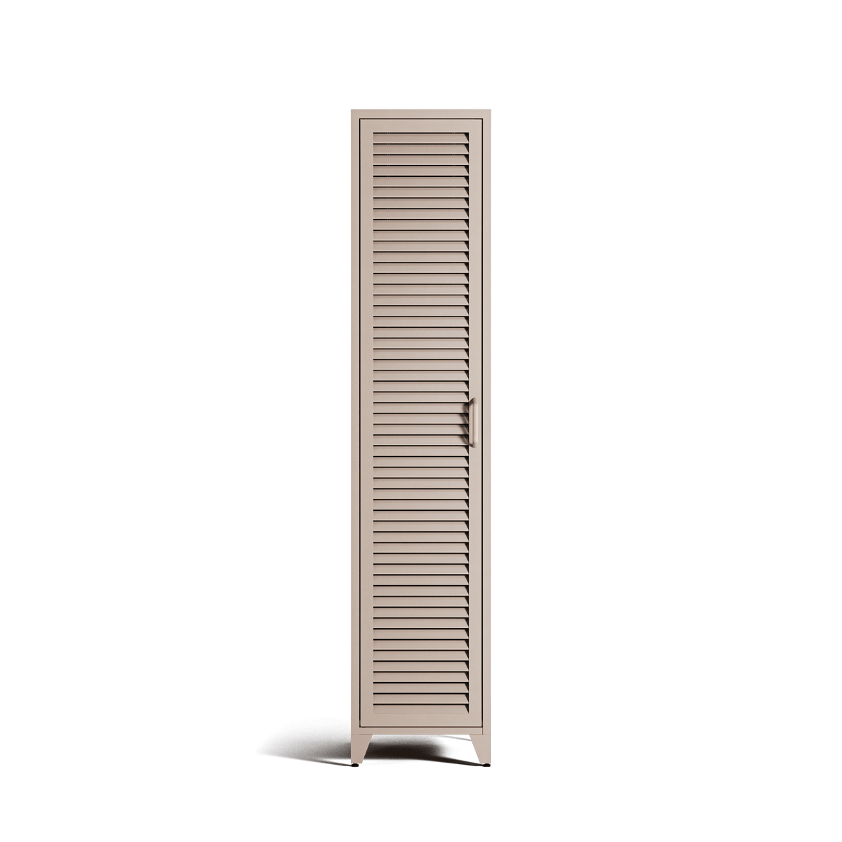 Mandarin - One Door Wardrobe - Right - Mushroom