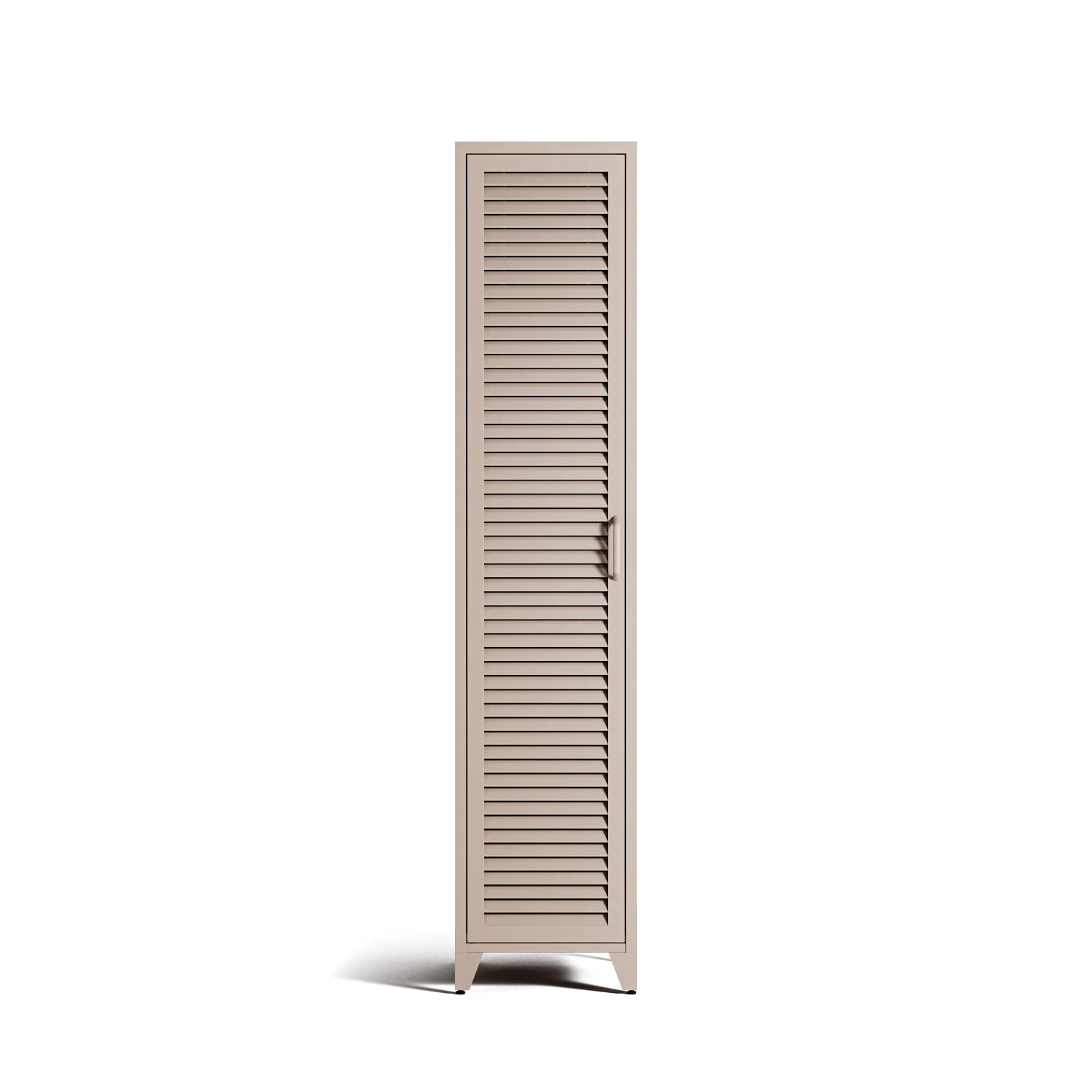 Mandarin - One Door Wardrobe - Right - Mushroom