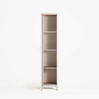 Mandarin - One Door Wardrobe - Right - Mushroom