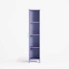 Mandarin - One Door Wardrobe - Right - Lilac