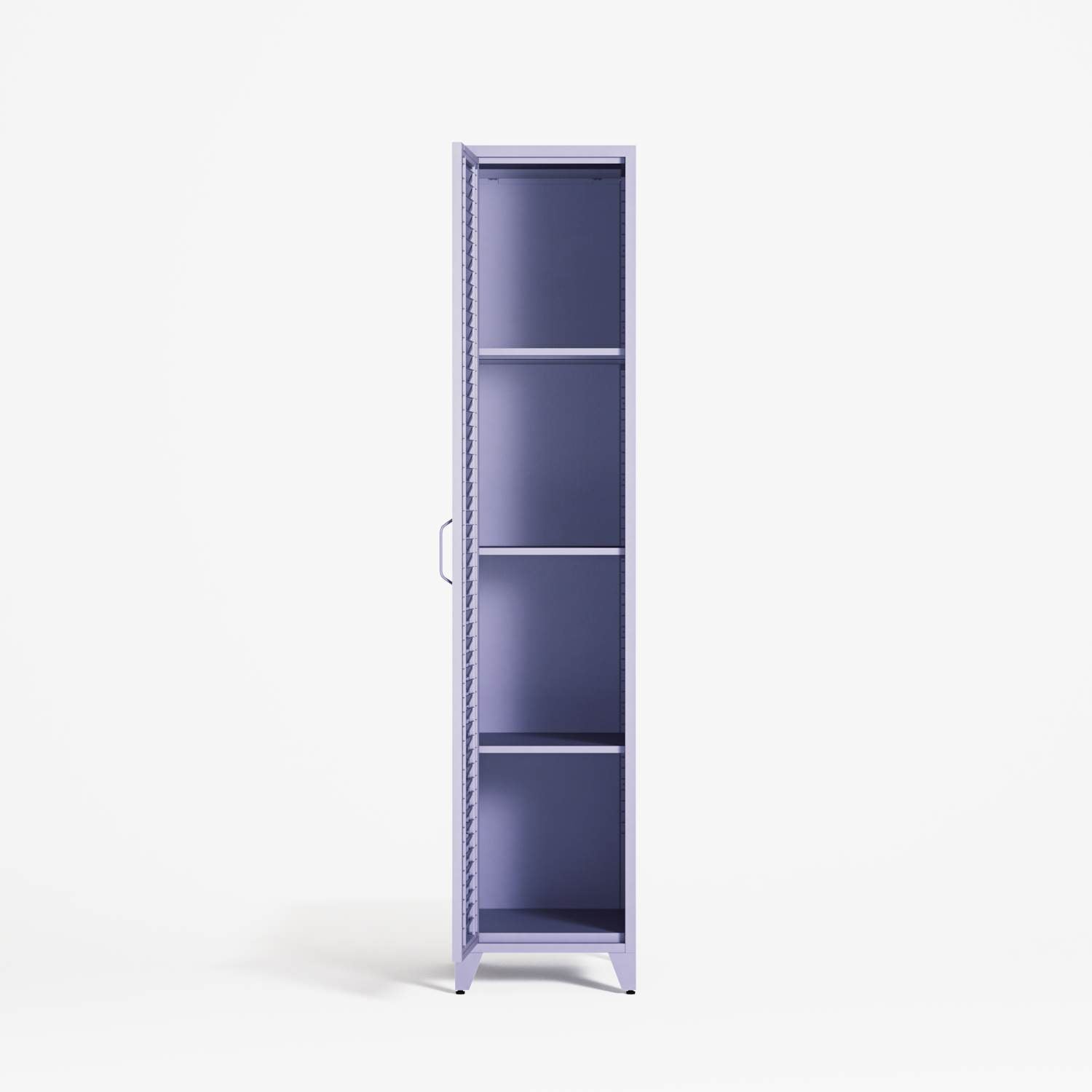 Mandarin - One Door Wardrobe - Right - Lilac