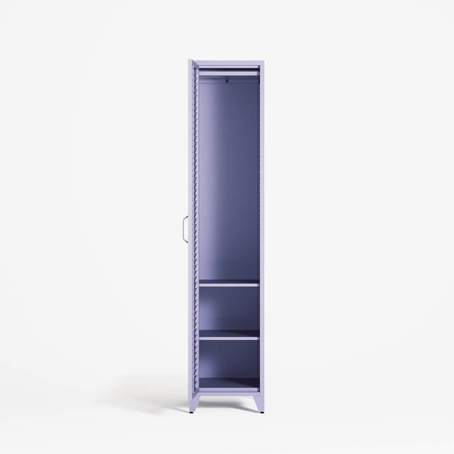 Mandarin - One Door Wardrobe - Right - Lilac