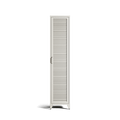 Mandarin - One Door Wardrobe - Left - Chalk