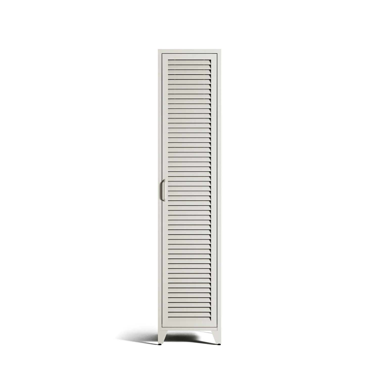 Mandarin - One Door Wardrobe - Left - Chalk