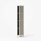Mandarin - One Door Wardrobe - Left - Chalk