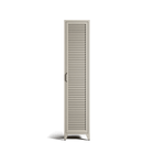 Mandarin - One Door Wardrobe - Left - Pebble