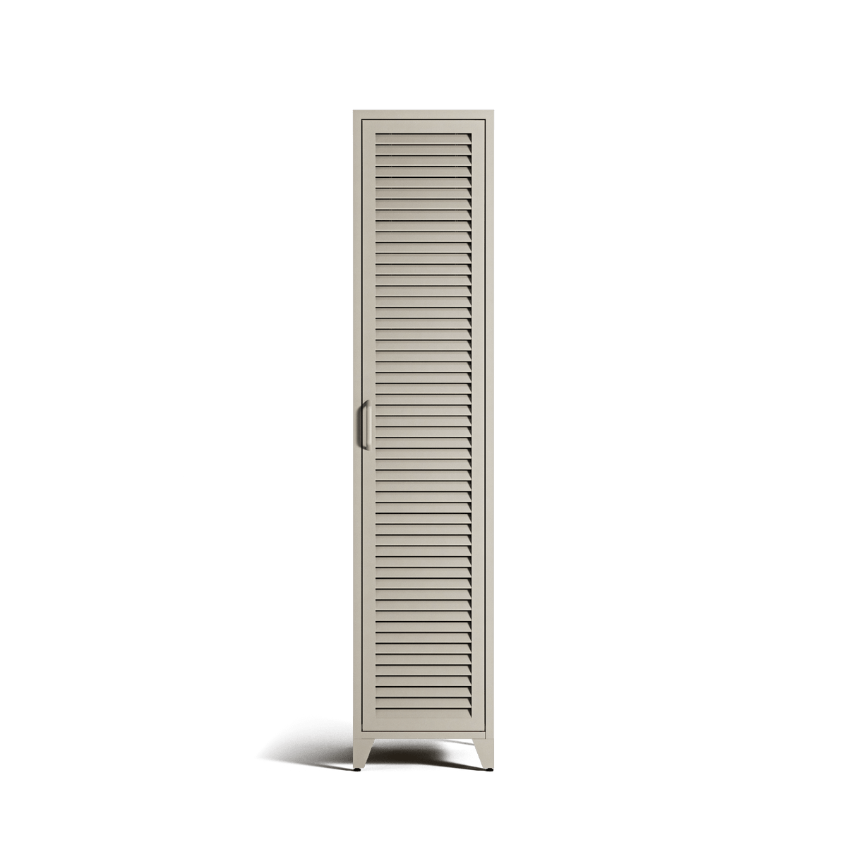 Mandarin - One Door Wardrobe - Left - Pebble