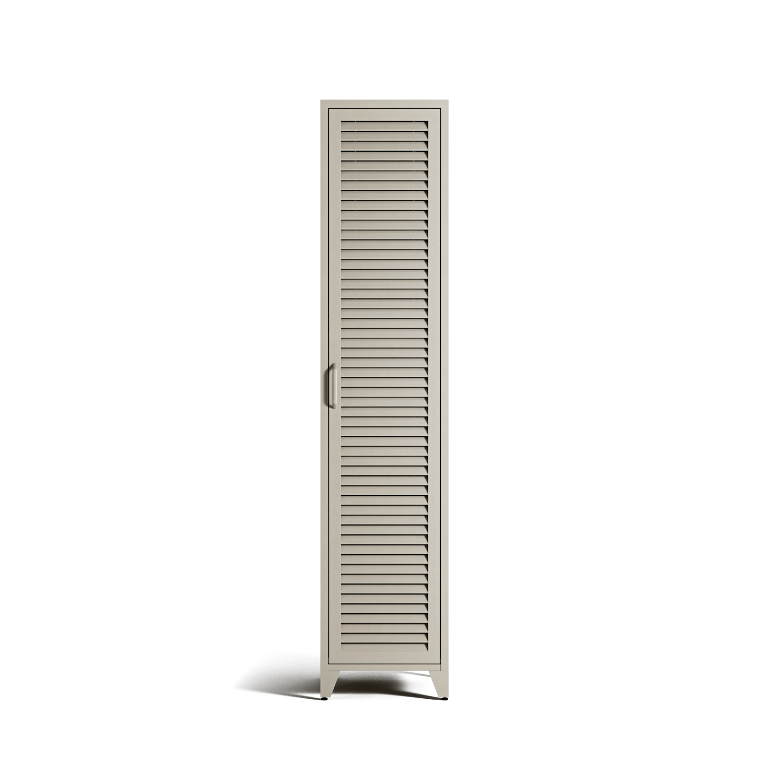 Mandarin - One Door Wardrobe - Left - Pebble