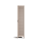 Mandarin - One Door Wardrobe - Left - Mushroom