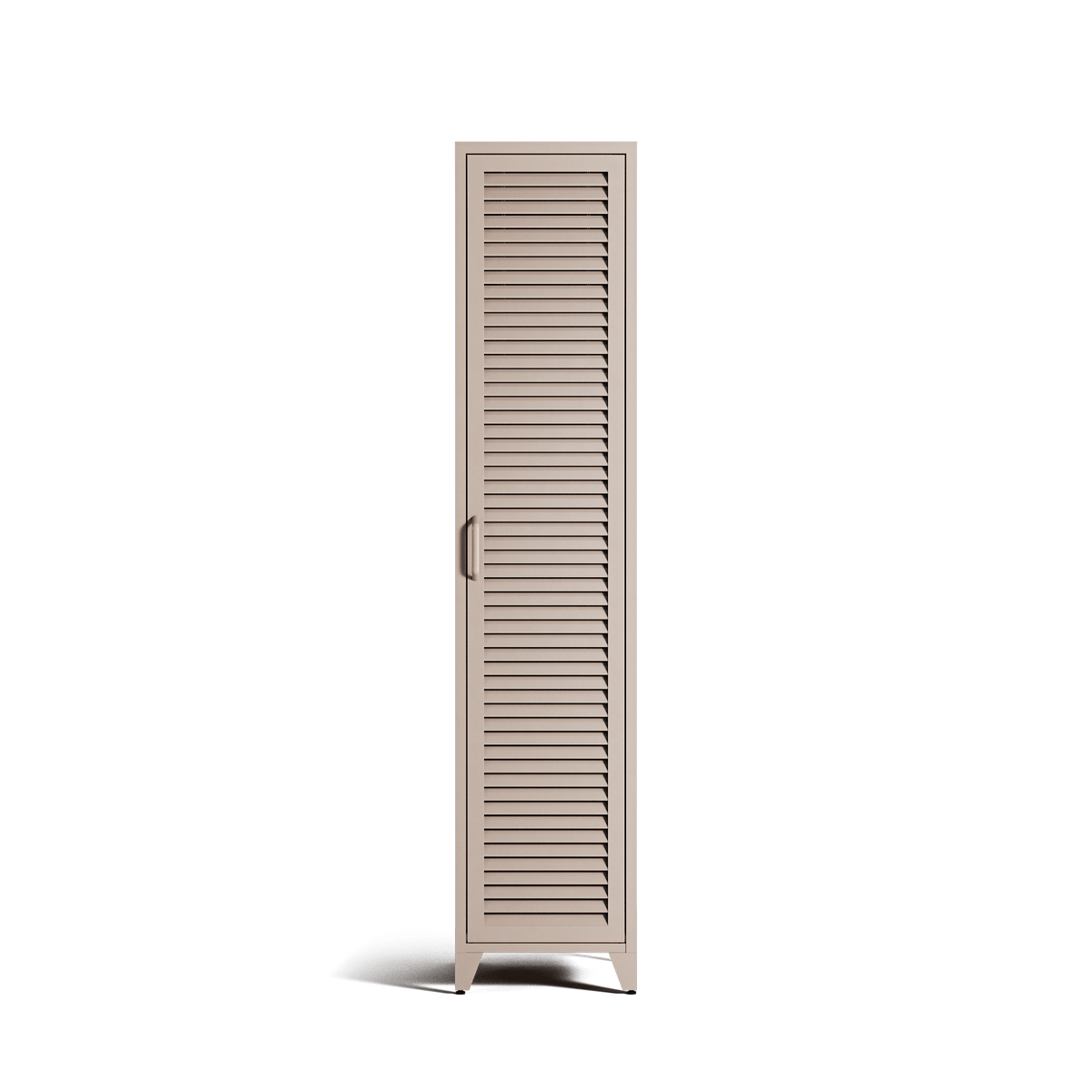 Mandarin - One Door Wardrobe - Left - Mushroom