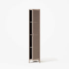 Mandarin - One Door Wardrobe - Left - Mushroom
