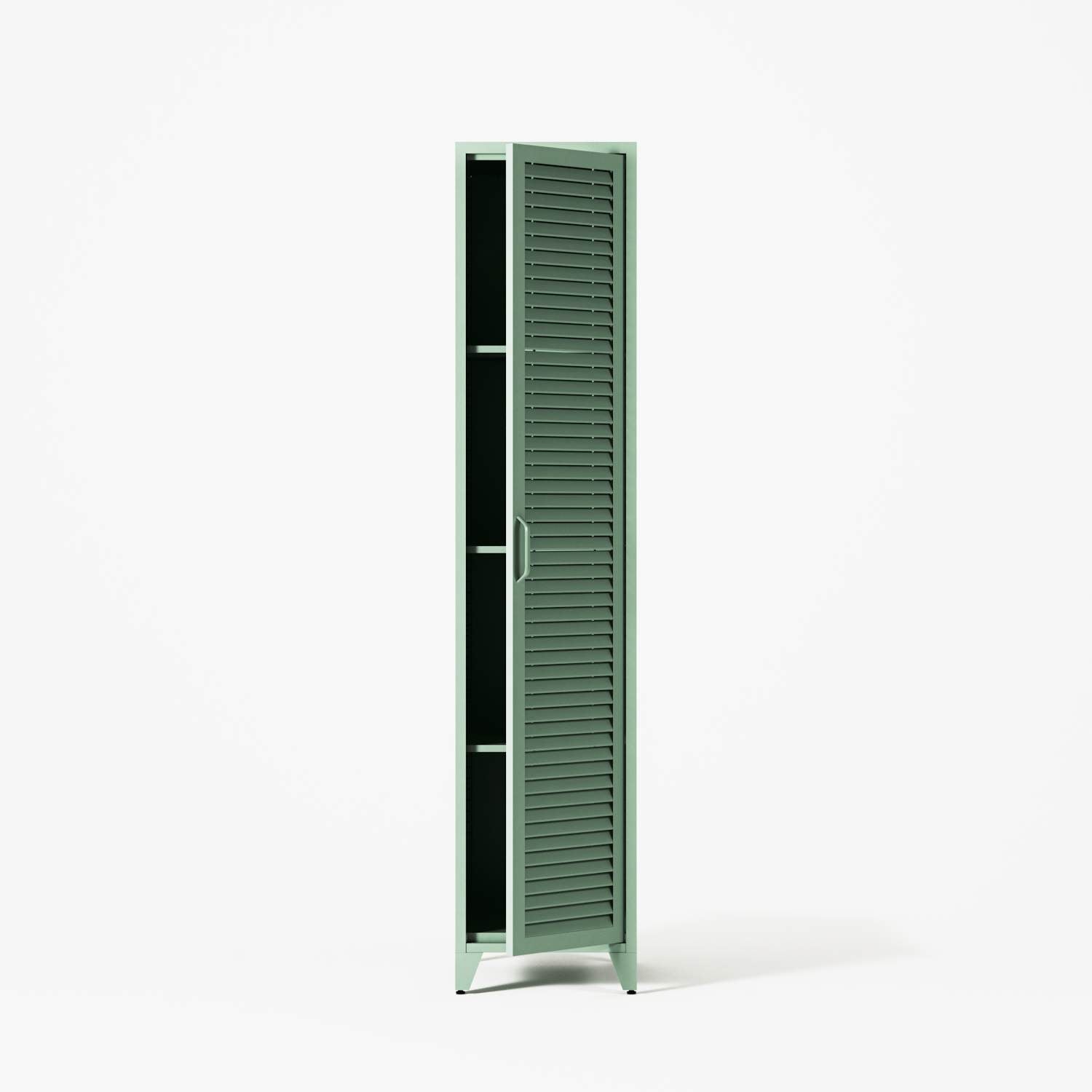 Mandarin - One Door Wardrobe - Left - Sage