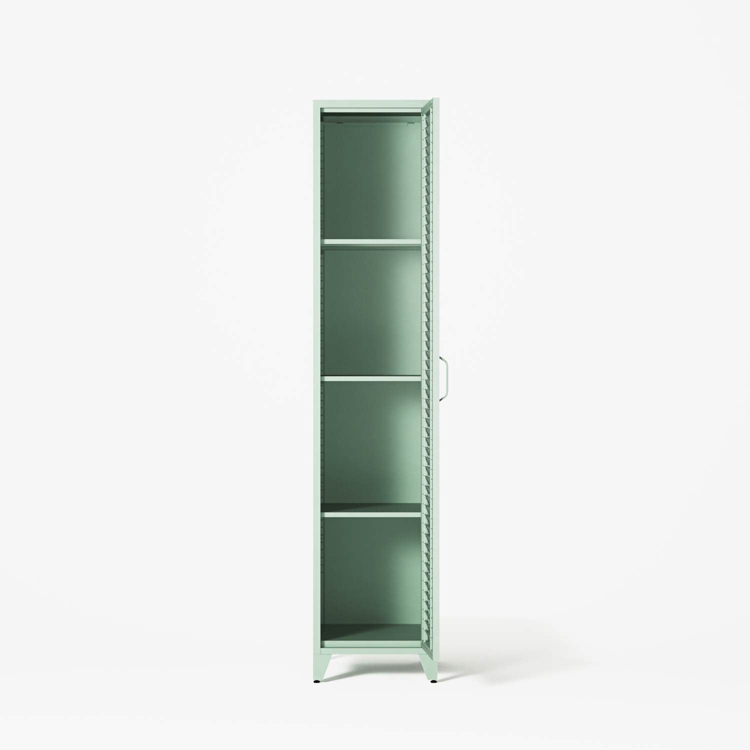 Mandarin - One Door Wardrobe - Left - Sage