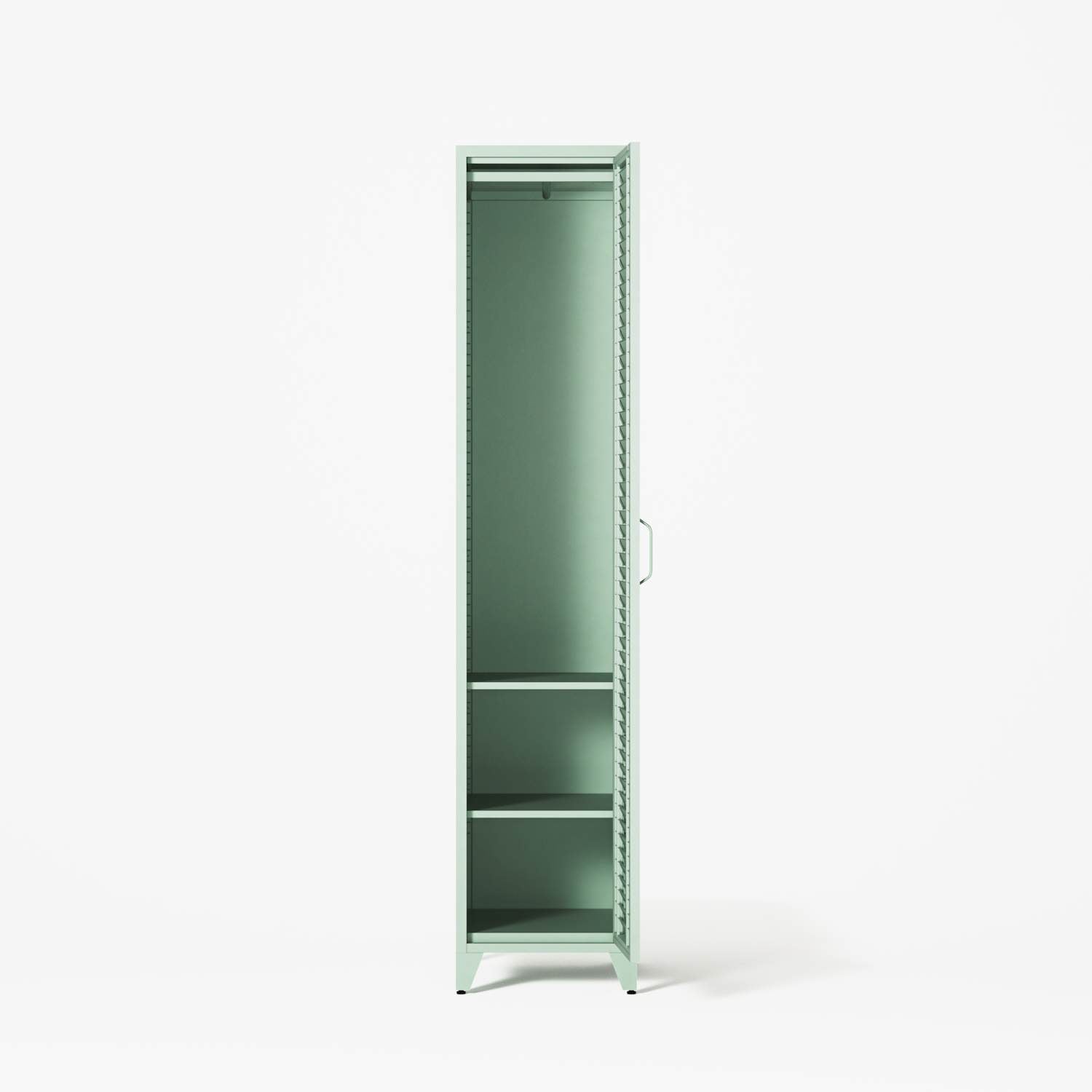 Mandarin - One Door Wardrobe - Left - Sage