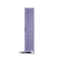 Mandarin - One Door Wardrobe - Left - Lilac