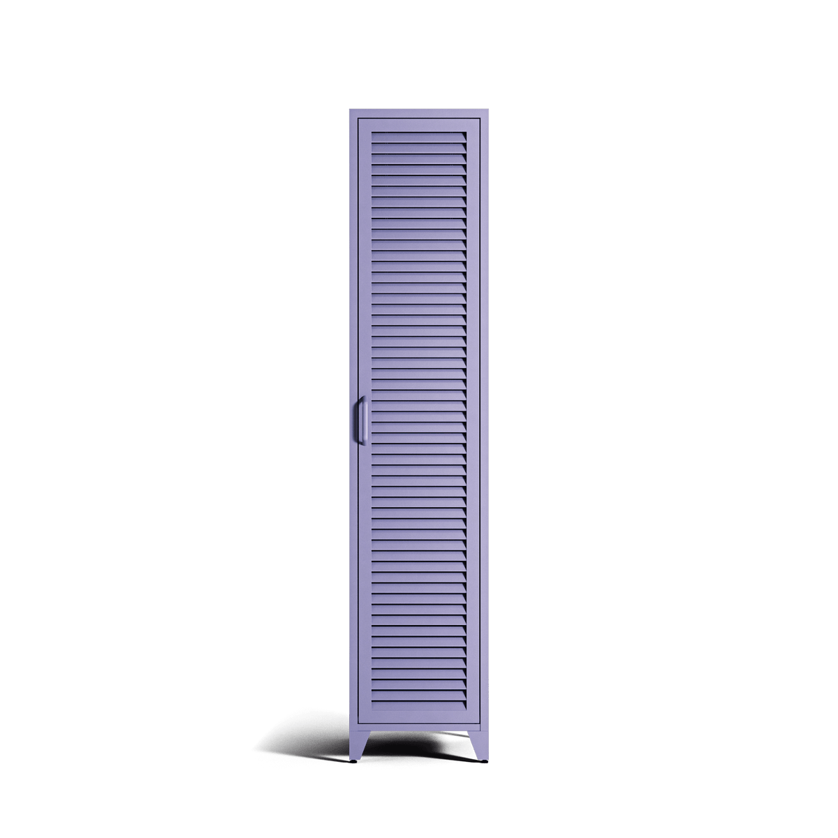 Mandarin - One Door Wardrobe - Left - Lilac