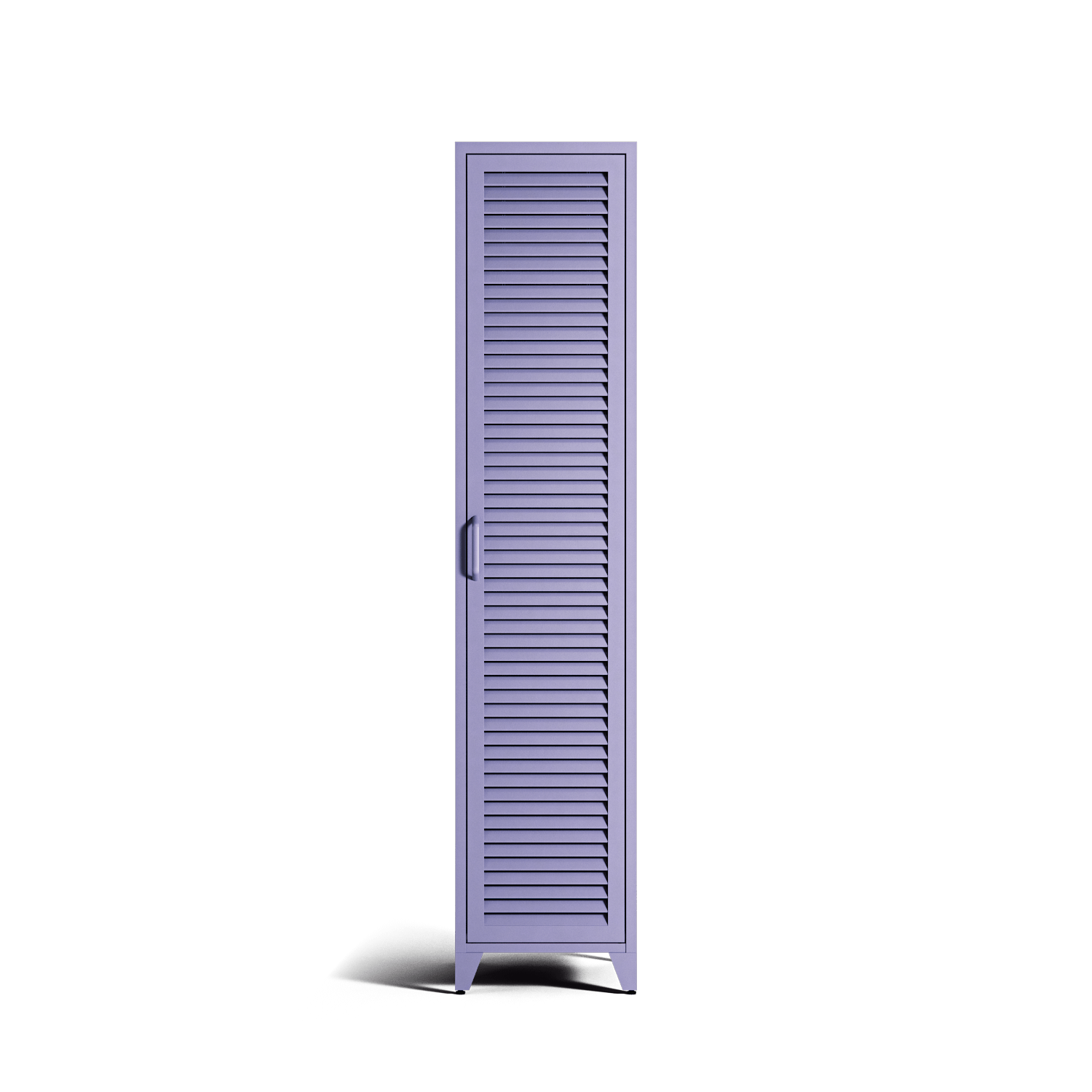 Mandarin - One Door Wardrobe - Left - Lilac