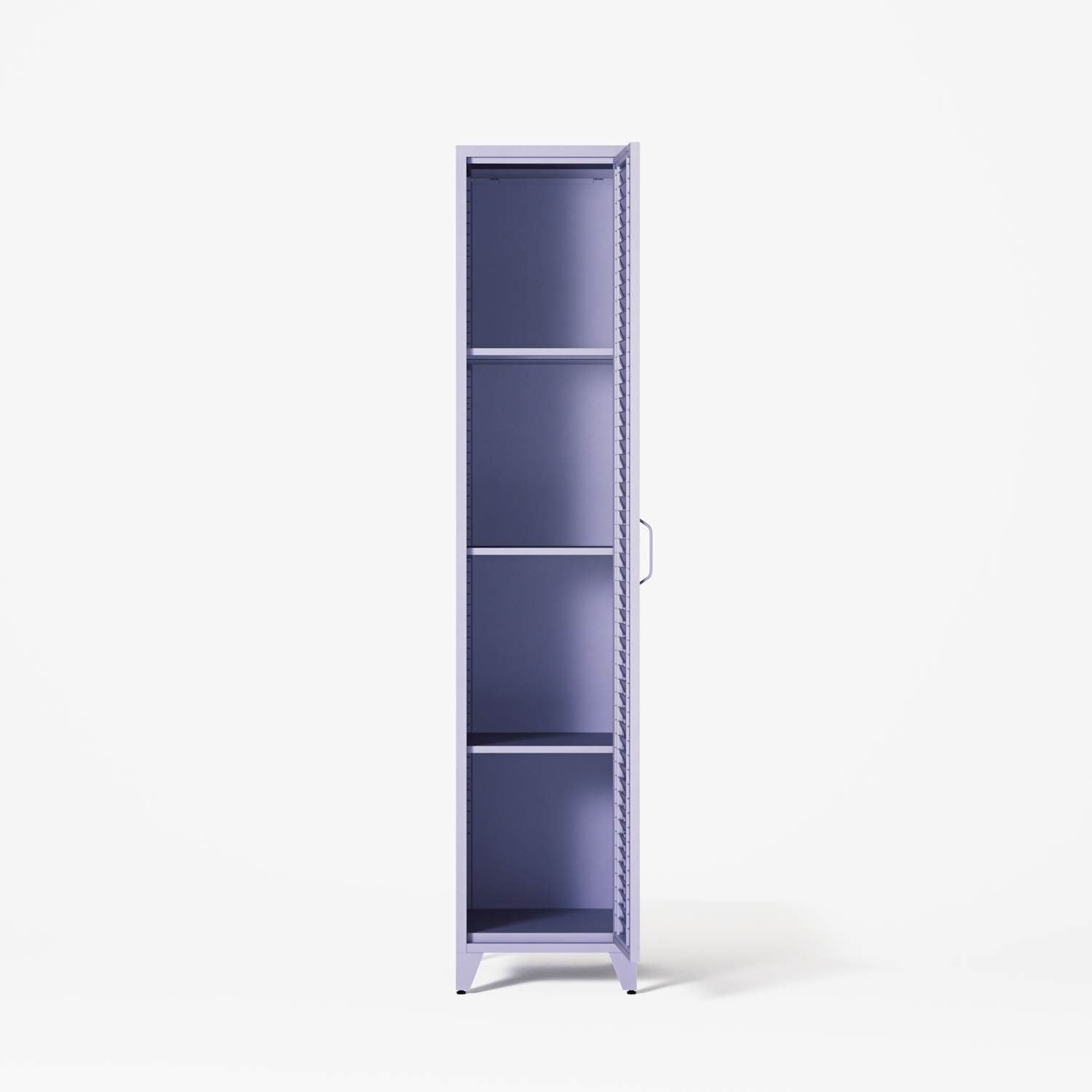 Mandarin - One Door Wardrobe - Left - Lilac