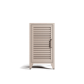 Mandarin - Bedside Cabinet - Right - Mushroom