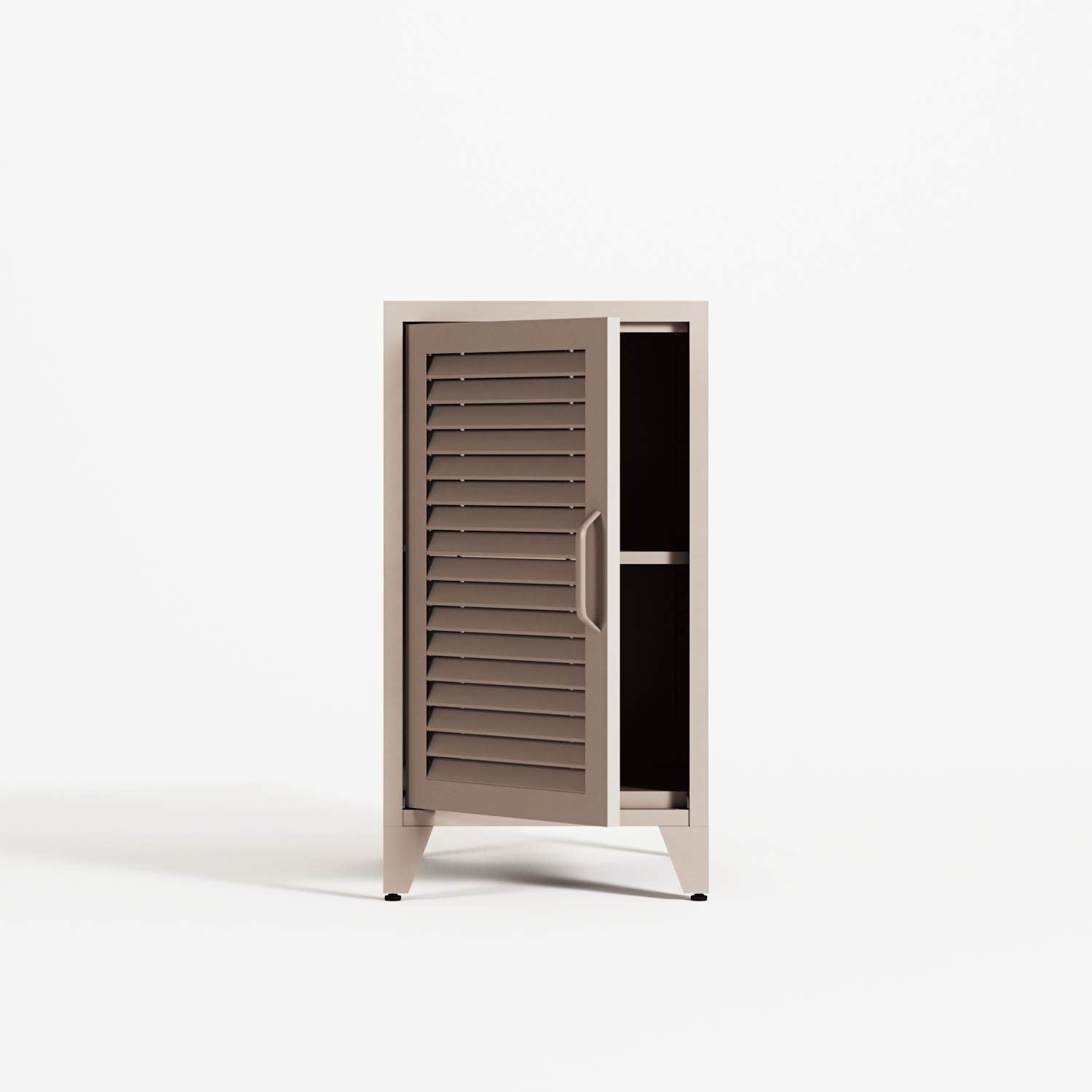 Mandarin - Bedside Cabinet - Right - Mushroom