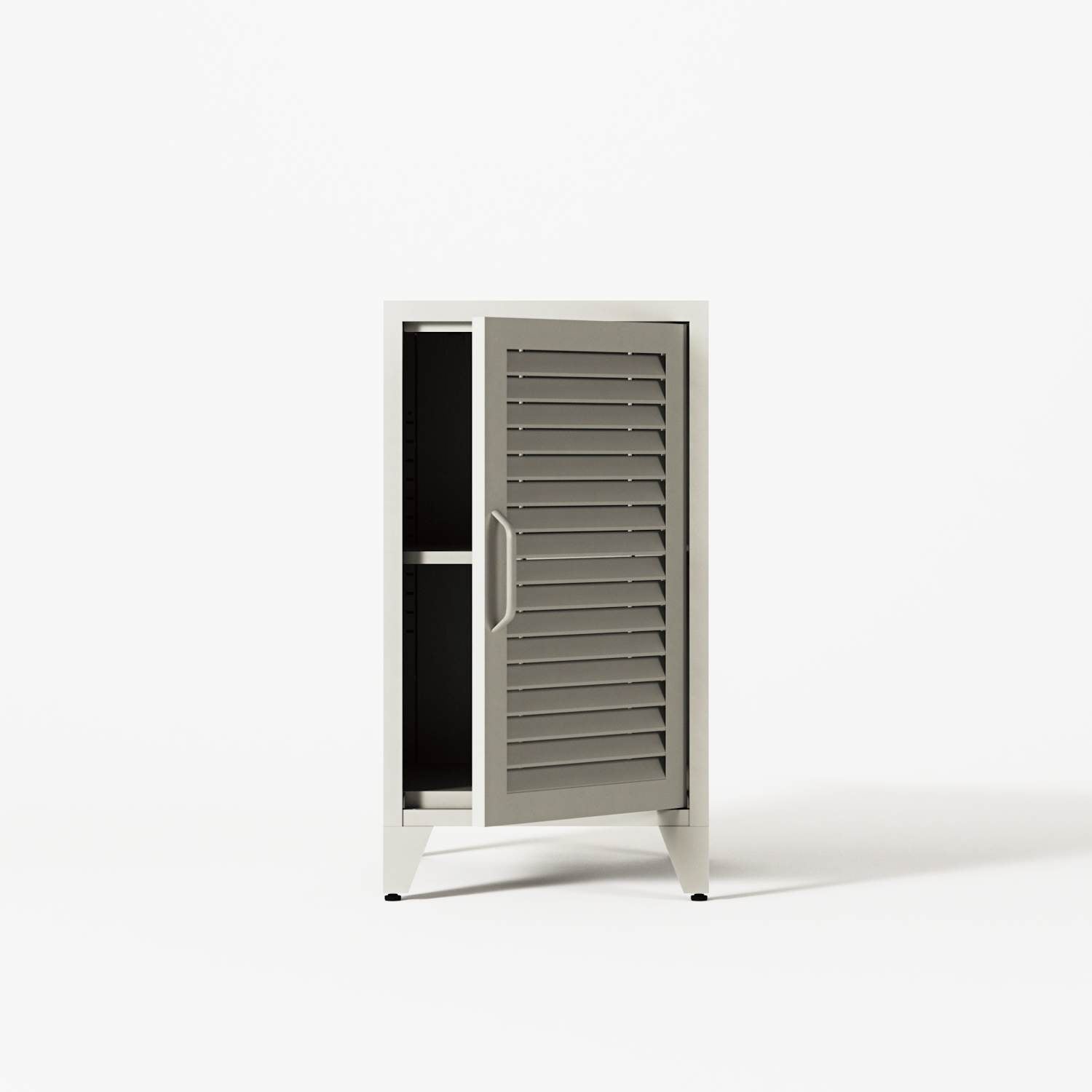 Mandarin - Bedside Cabinet - Left - Chalk