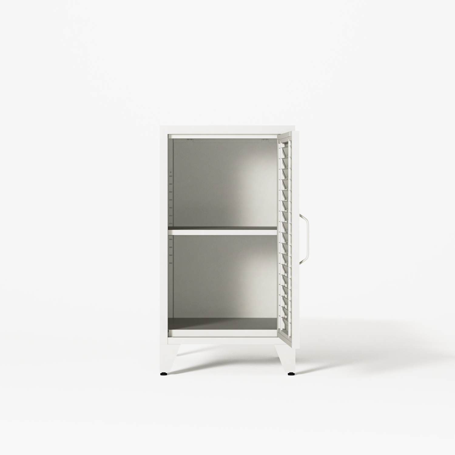 Mandarin - Bedside Cabinet - Left - Chalk