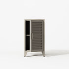 Mandarin - Bedside Cabinet - Left - Pebble
