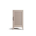 Mandarin - Bedside Cabinet - Left - Mushroom