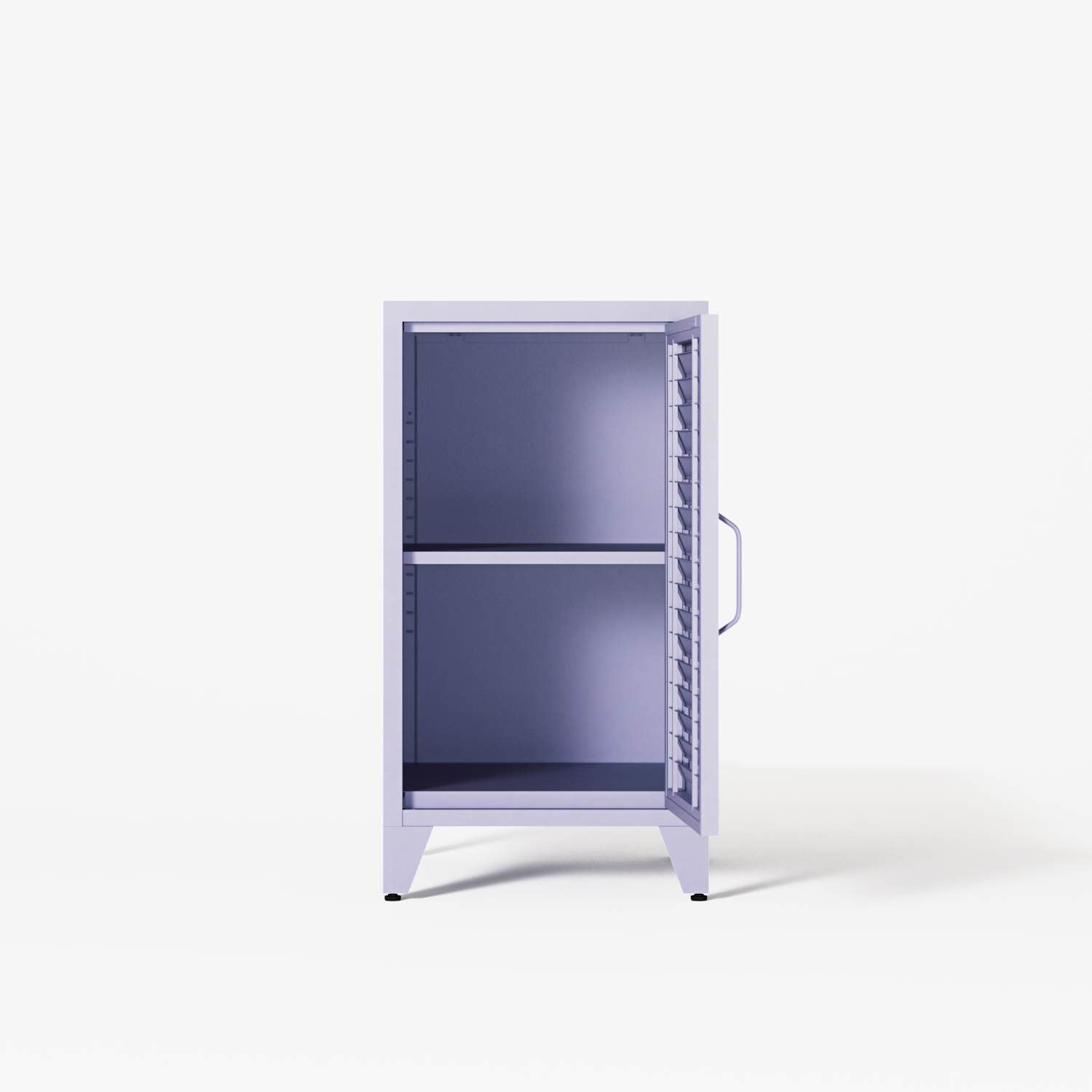 Mandarin - Bedside Cabinet - Left - Lilac