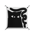 Black Cat - Work On Wall - Konrad Blaszczyk - Black - 70 x 70 cm