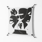 Monstera - Work On Wall - Konrad Blaszczyk - Black - 70 x 70 cm