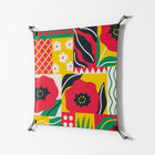 Flower C - Work On Wall - Heather Zhou - Black - 70 x 70 cm