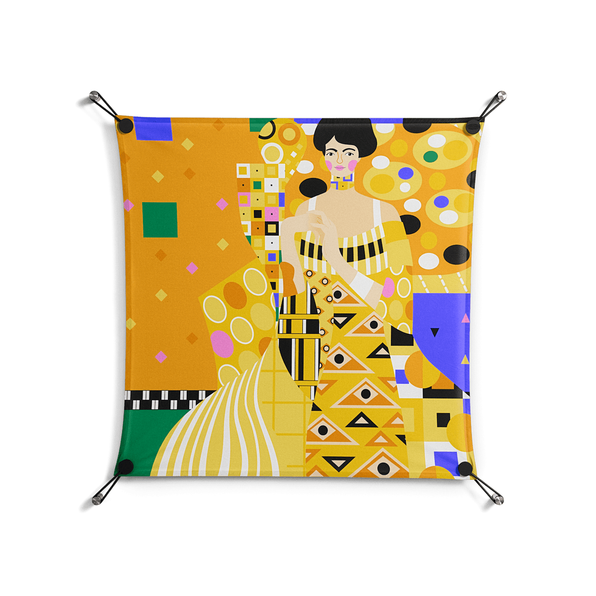 Klimt - Work On Wall - Heather Zhou - Black - 70 x 70 cm