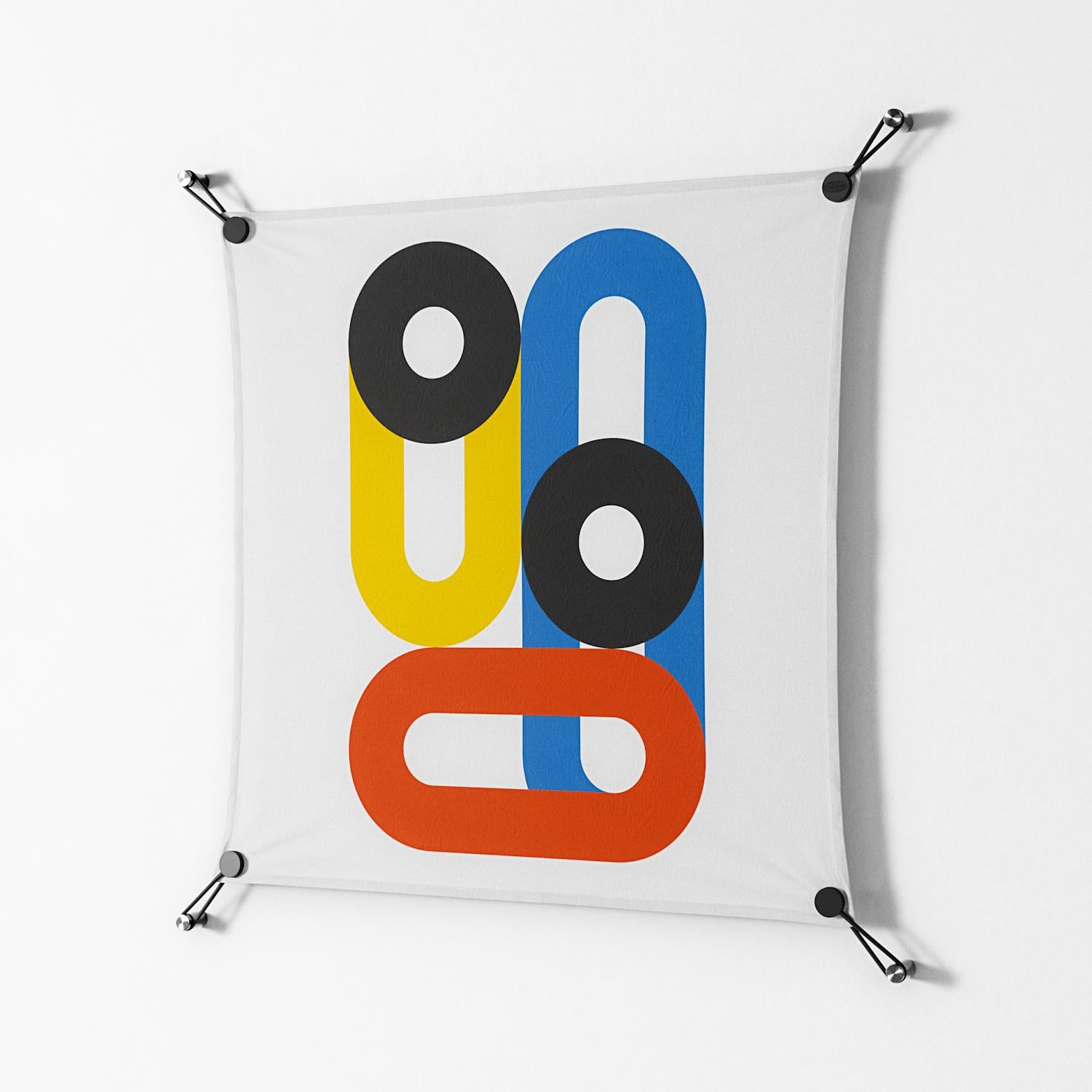 Arial - Work On Wall - Vratislav Pecka - Black - 70 x 70 cm