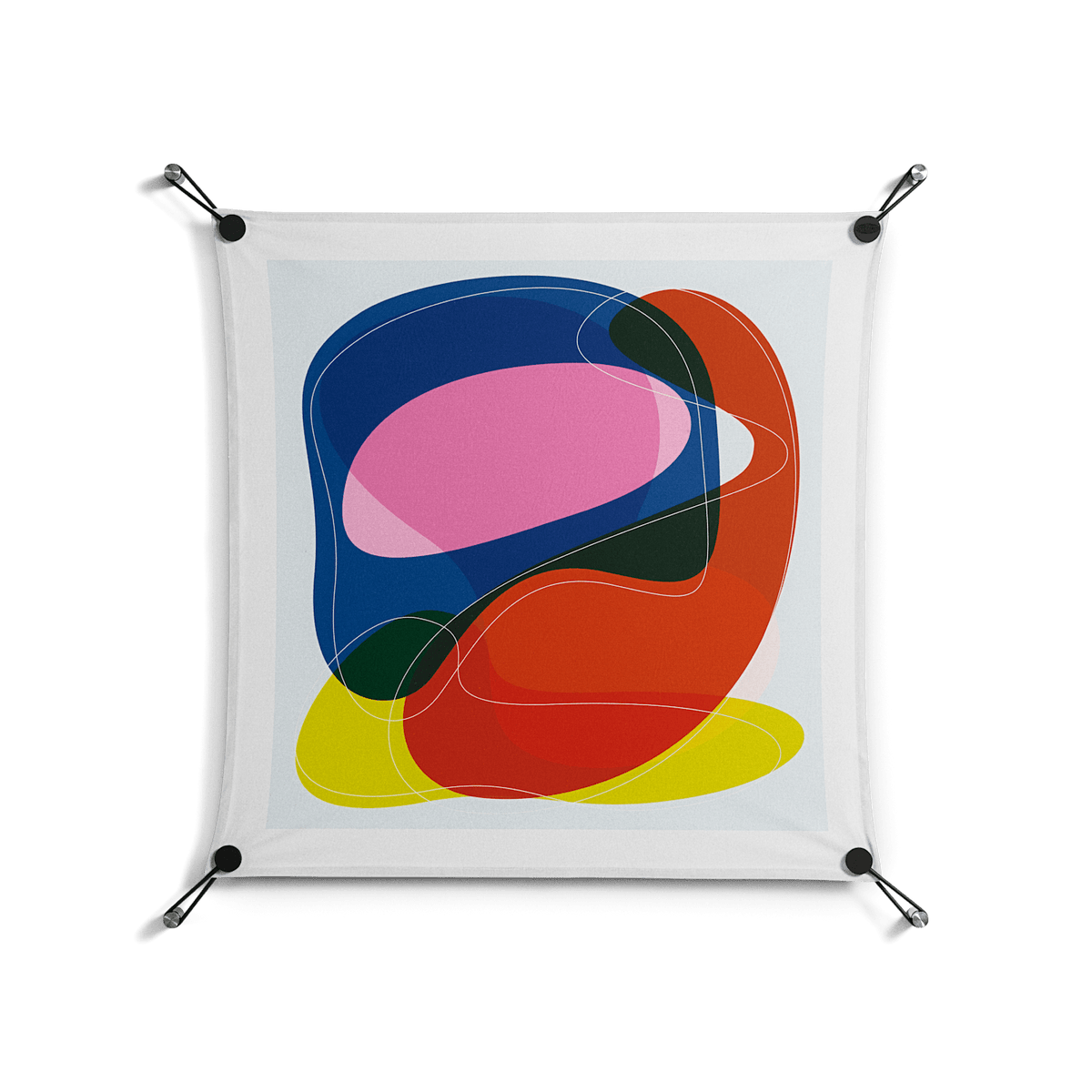 Blends - Work On Wall - Vratislav Pecka - Black - 70 x 70 cm
