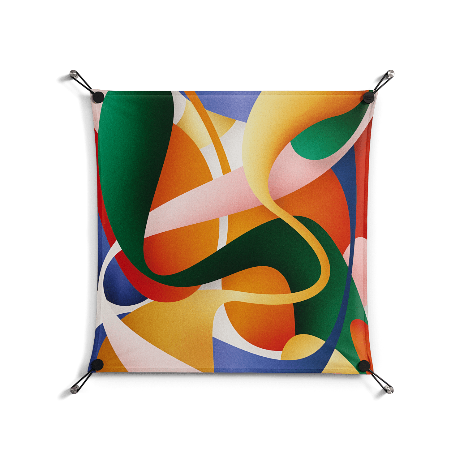Gloss Zoom - Work On Wall - Vratislav Pecka - Black - 70 x 70 cm