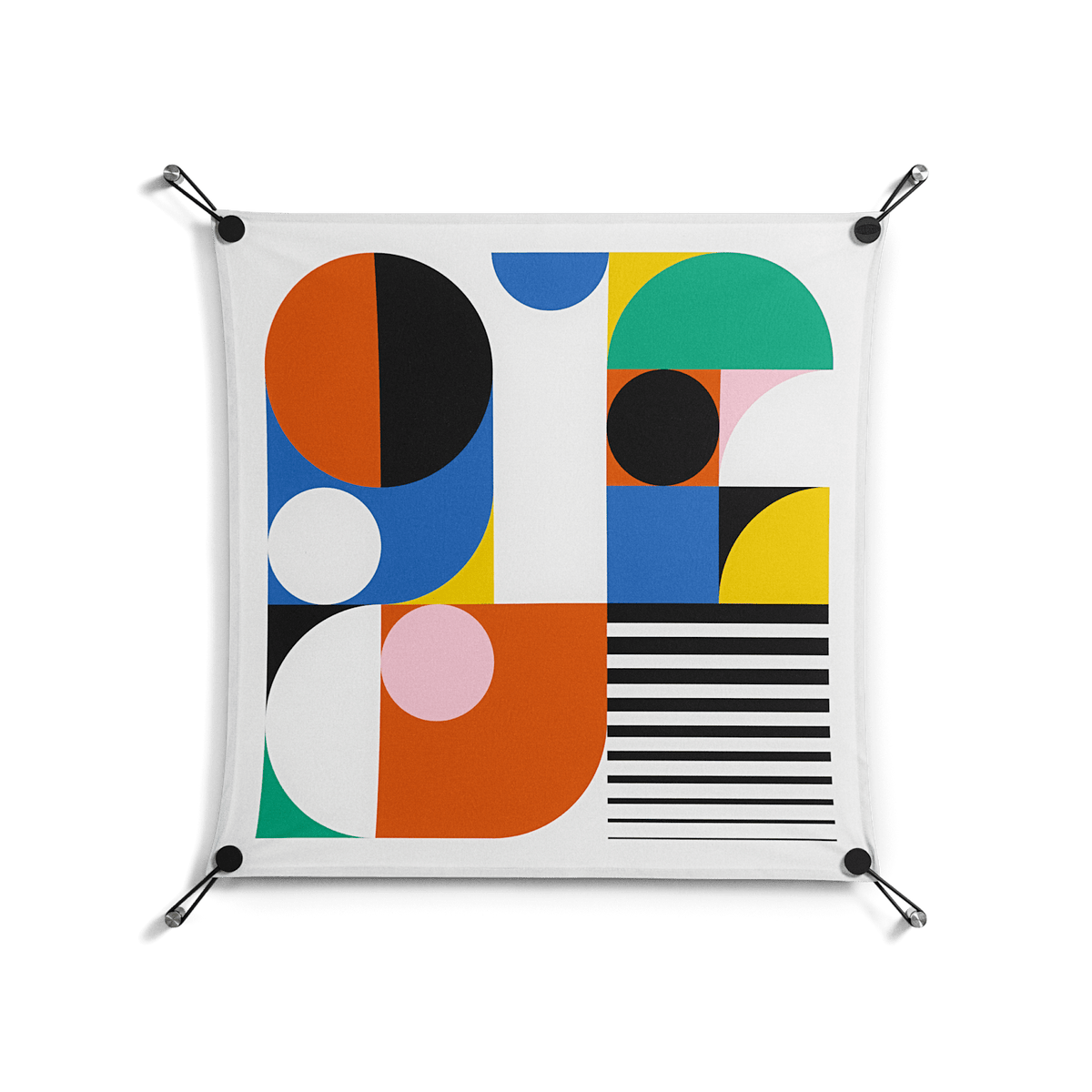 Murano - Work On Wall - Vratislav Pecka - Black - 70 x 70 cm