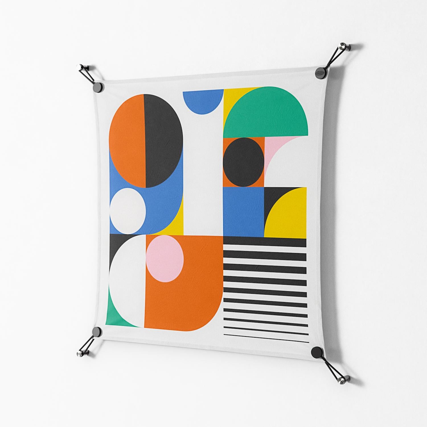 Murano - Work On Wall - Vratislav Pecka - Black - 70 x 70 cm