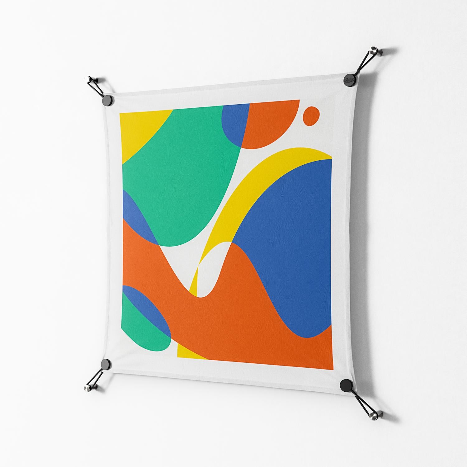 Vibrante Zoom - Work On Wall - Vratislav Pecka - Black - 70 x 70 cm