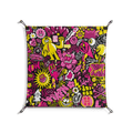 Pinky & Yellow - Work On Wall - Craig Watkins - Black - 70 x 70 cm