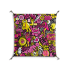 Pinky & Yellow - Work On Wall - Craig Watkins - Black - 70 x 70 cm