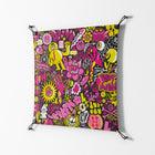 Pinky & Yellow - Work On Wall - Craig Watkins - Black - 70 x 70 cm