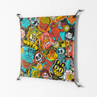 All The Stickers - Work On Wall - Craig Watkins - Black - 70 x 70 cm
