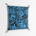 The Blue Line - Work On Wall - Craig Watkins - Black - 70 x 70 cm