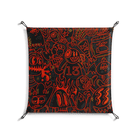 Wottosque Red - Work On Wall - Craig Watkins - Black - 70 x 70 cm