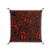 Wottosque Red - Work On Wall - Craig Watkins - Black - 70 x 70 cm
