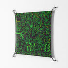 Wottosque Green - Work On Wall - Craig Watkins - Black - 70 x 70 cm