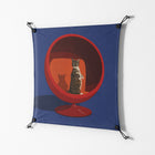 Cat in Chair C - Work On Wall - Kristin Eriksson - Black - 70 x 70 cm