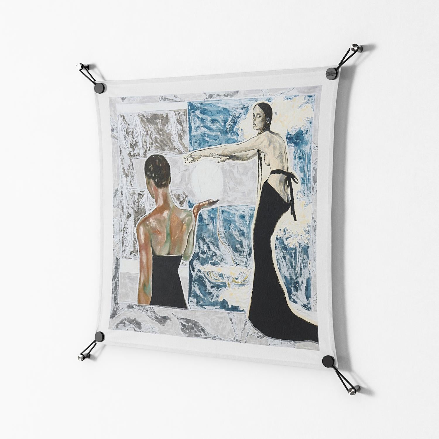 Balance - Work On Wall - Sophie Goudman - Black - 70 x 70 cm