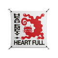 Heart Full - Work On Wall - Alexander Khabbazi - Black - 90 x 90 cm